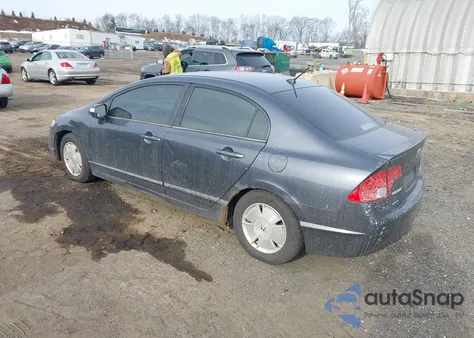 2007 Honda Civic Hybrid z USA, uszkodzony, nr VIN JHMFA36217S003052